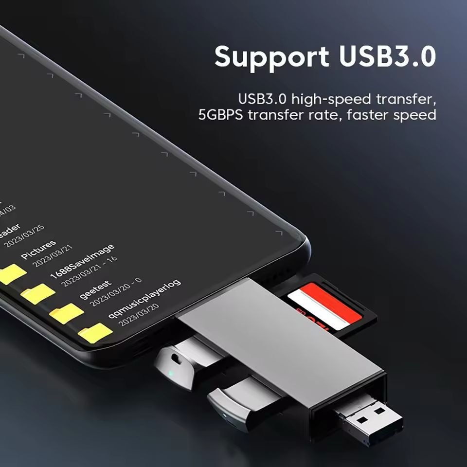 USB 3.0 SD TF Card Reader